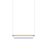 Tier 100 Pendant Light: Anodized Gold + Sapphire