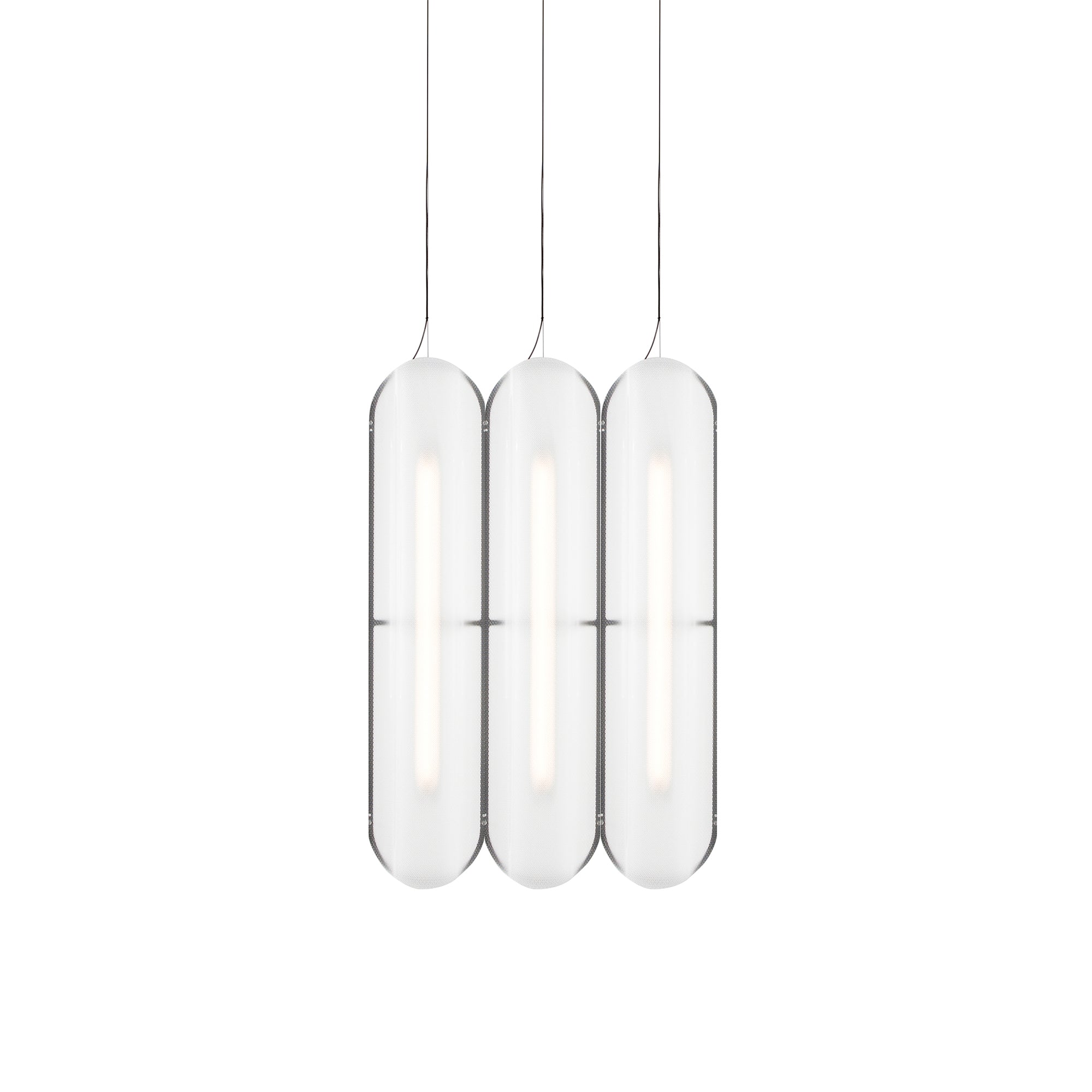 Vale System Pendant Light: Vertical + Side-to-Side + Vale 3 + Anthracite