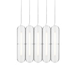 Vale System Pendant Light: Vertical + Side-to-Side + Vale 5 + Anthracite