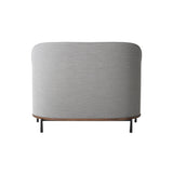 Arc Sofa Highback Love Seat: Natural Walnut