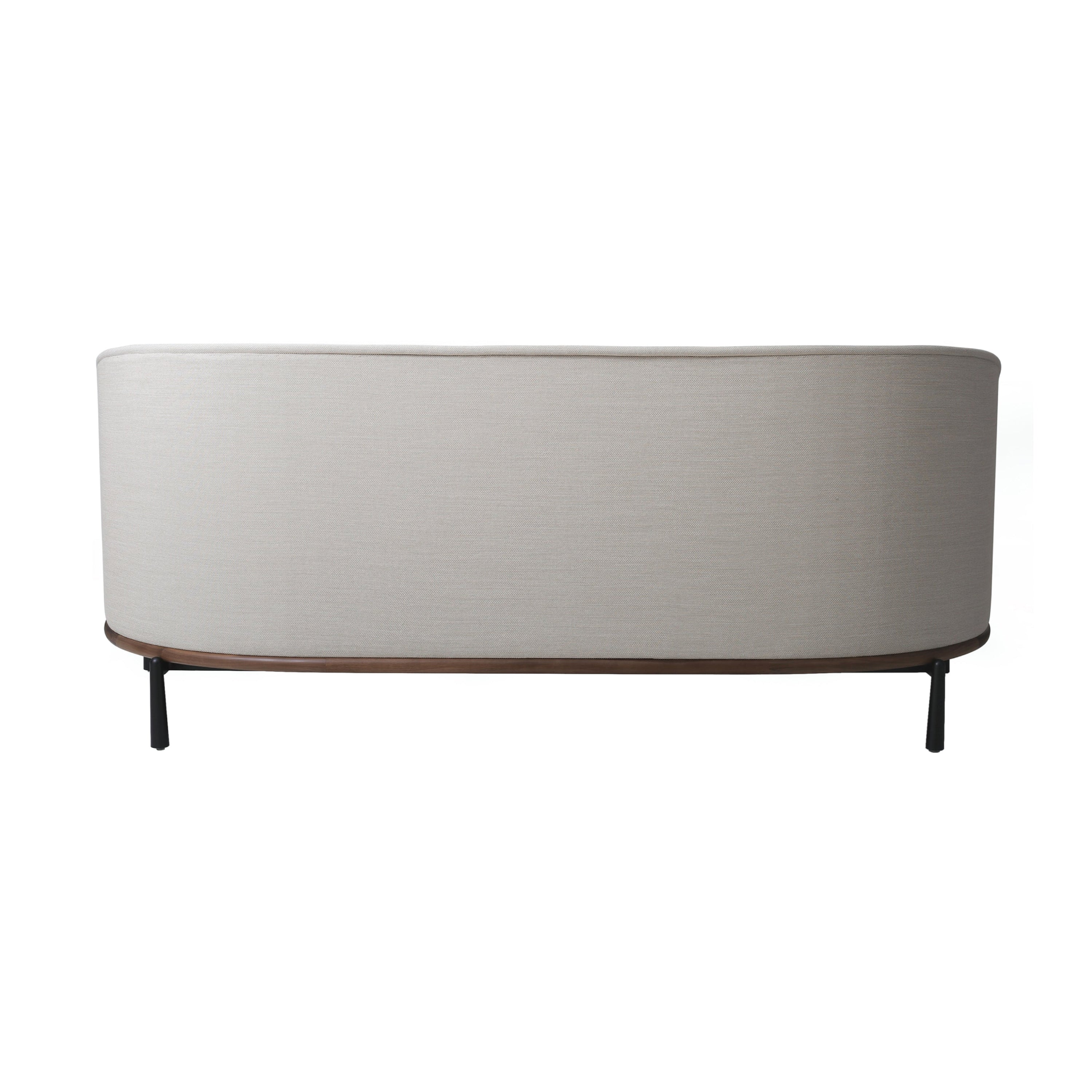 Arc Sofa 3 Seater: Natural Walnut