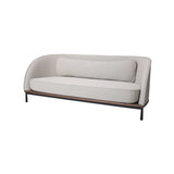 Arc Sofa 3 Seater: Natural Walnut