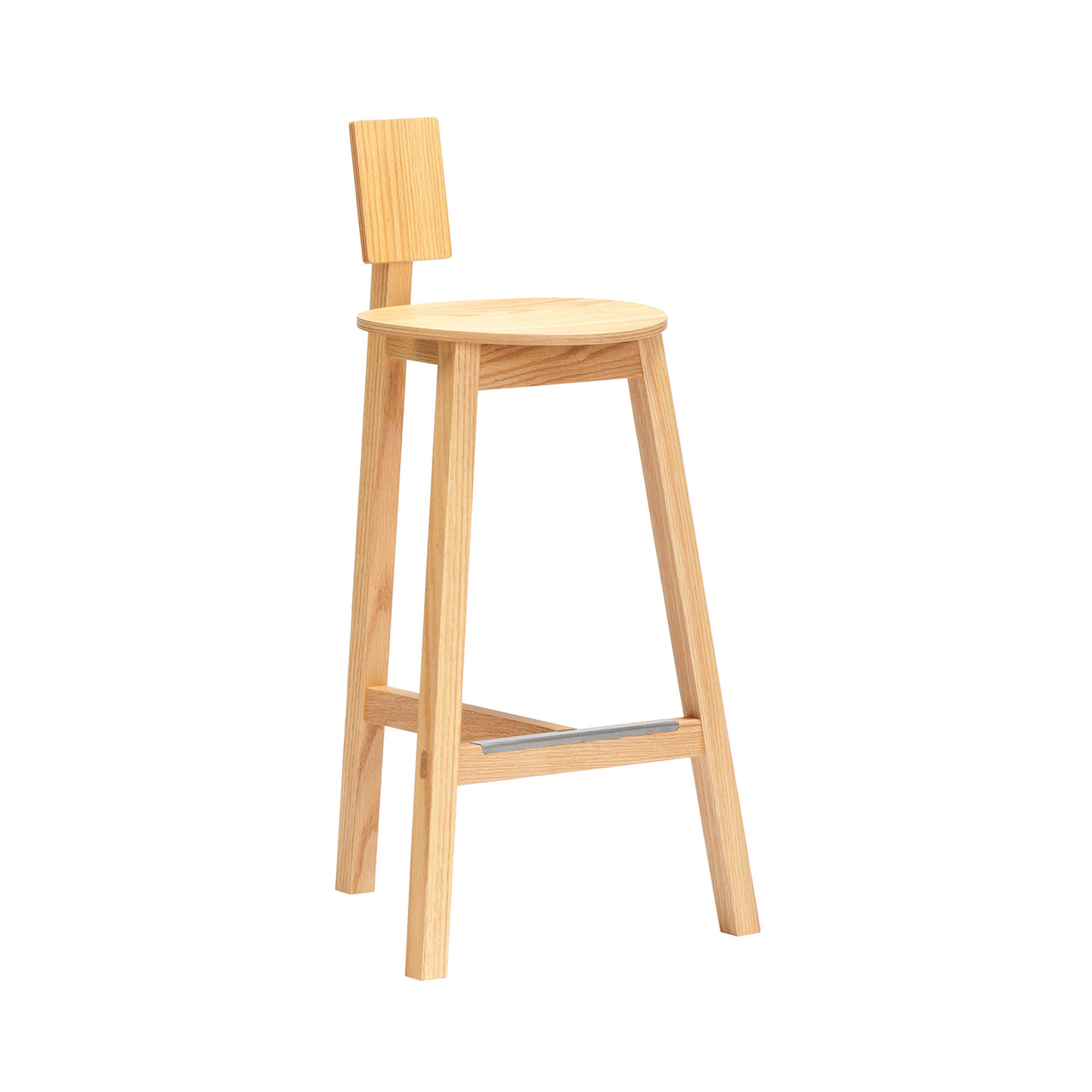 Homage Counter Stool: Natural Oak