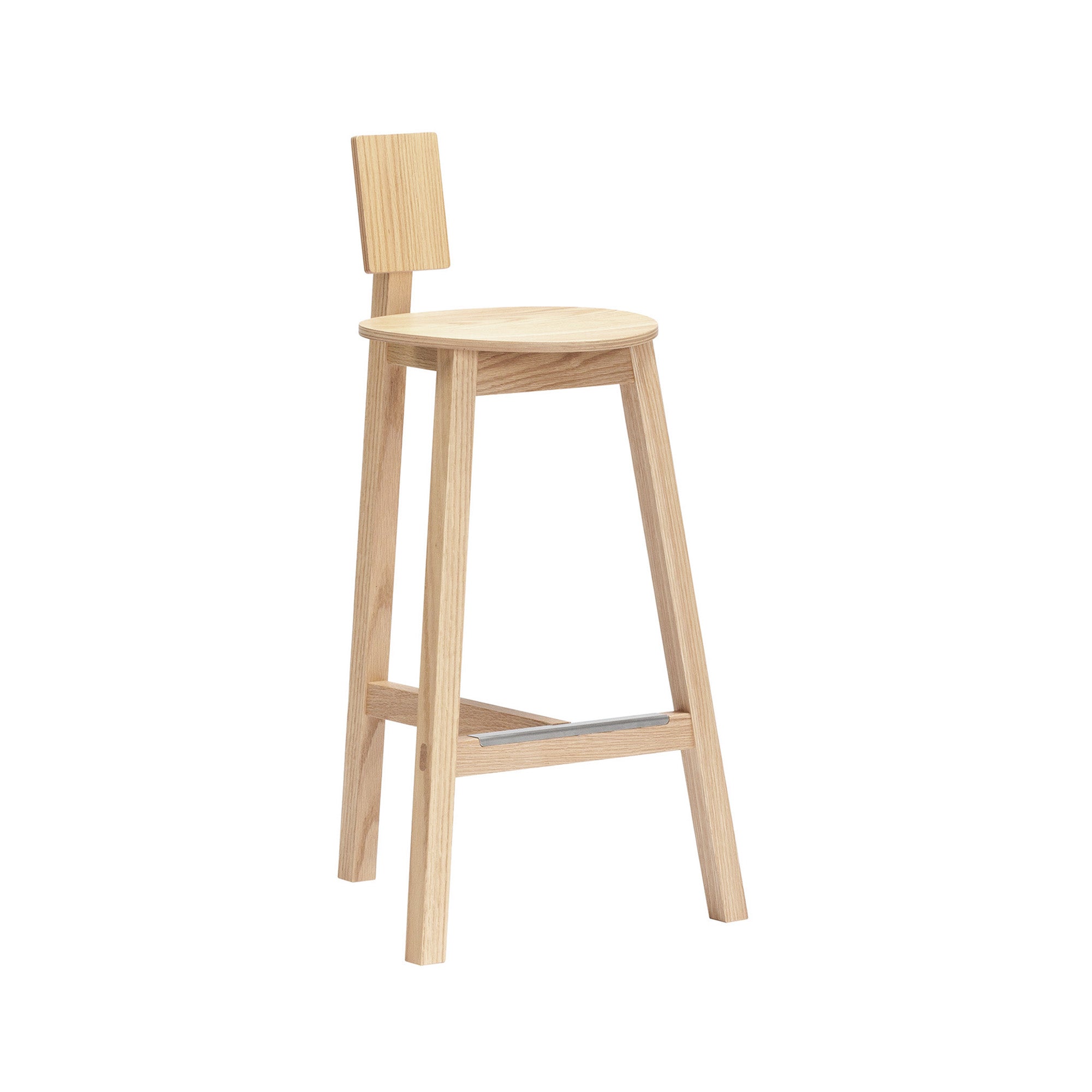 Homage Counter Stool: White Oak