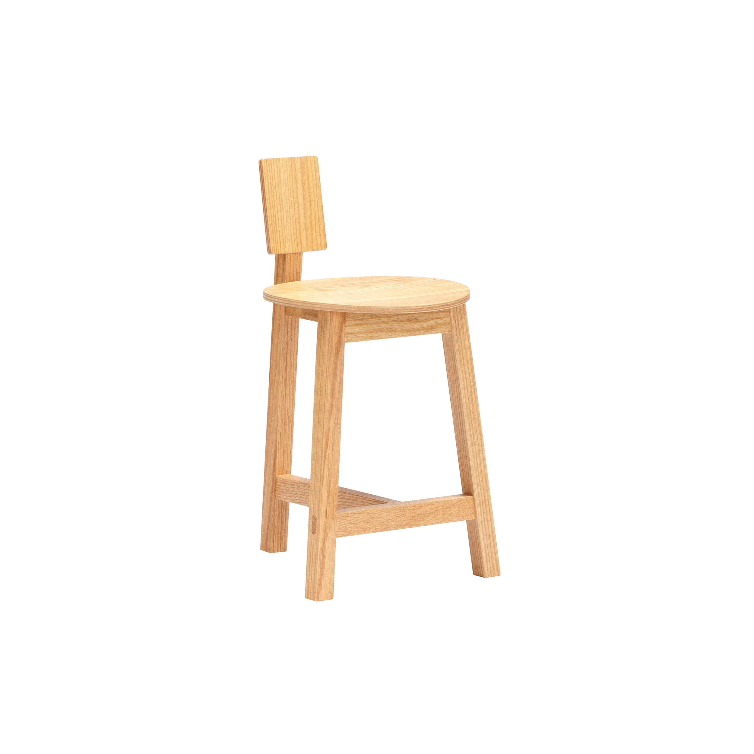 Homage Stool: Natural Oak