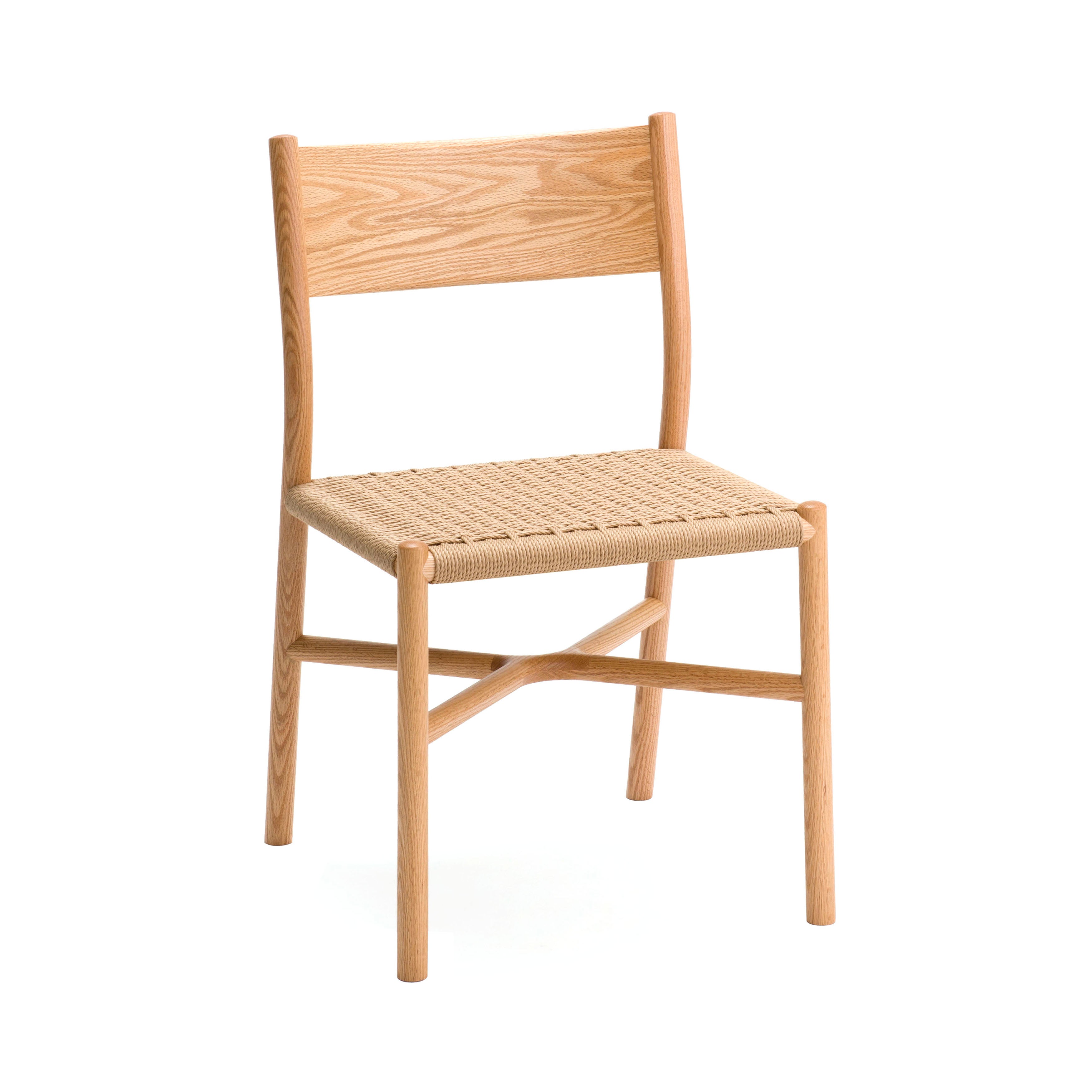 Ariake Chair: Paper Cord + Set of 2 + Natural Oak + Natural