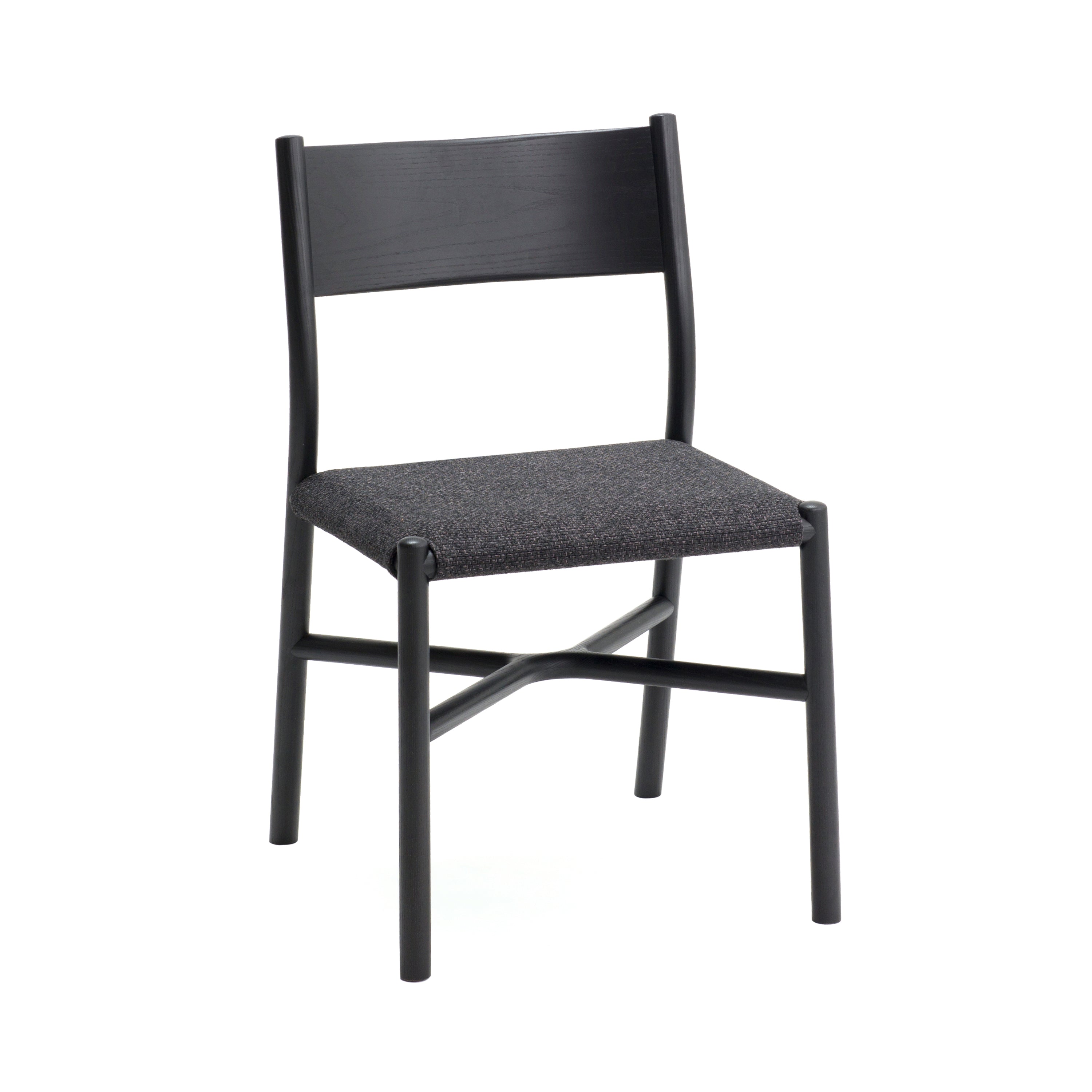Ariake Chair: Upholstered + Set of 2 + Sumi Ash