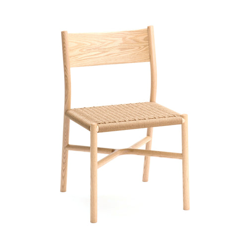 Ariake Chair: Paper Cord + Set of 2 + White Oak + Natural
