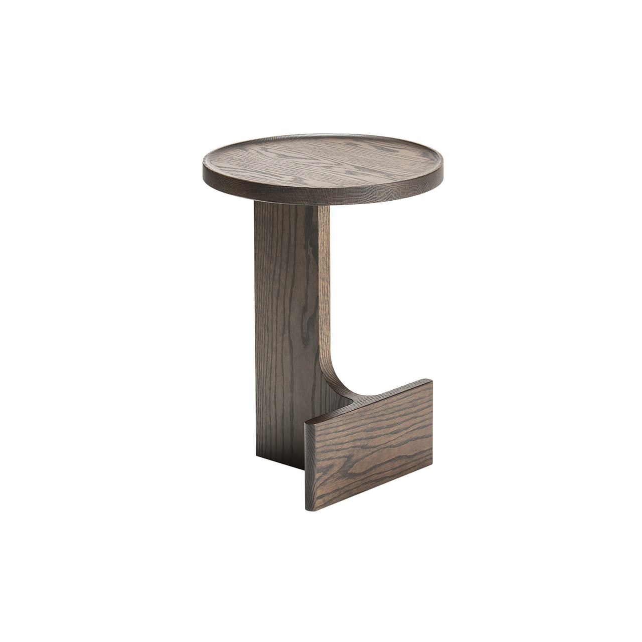 Beam Side Table: Smoke Oak