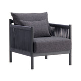 Braid Sofa: Sumi Ash + 1 + Baton B-CGR