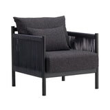 Braid Sofa: 1 Seater + Sumi Ash