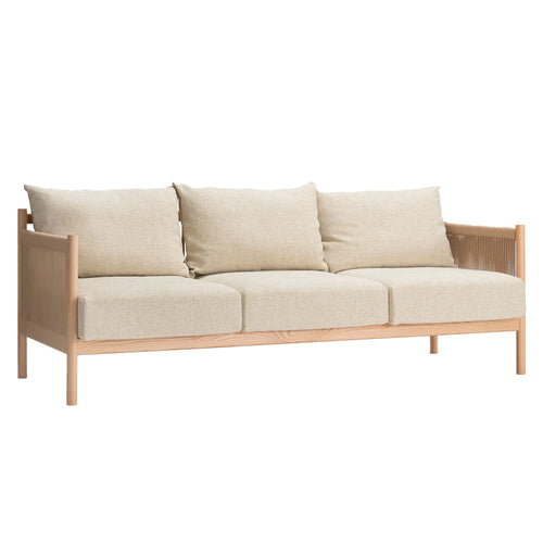 Braid Sofa: 3 Seater + Natural Oak