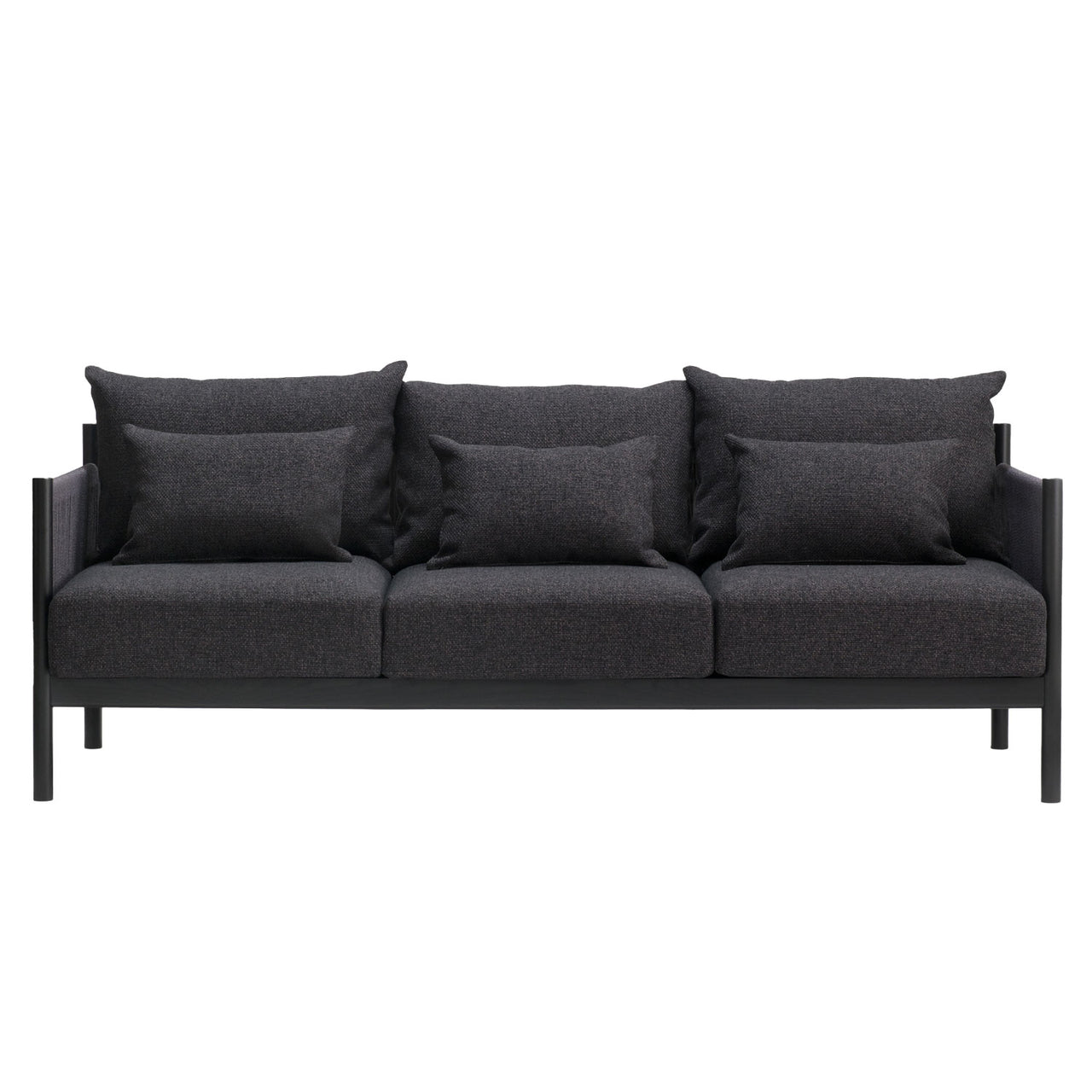 Braid Sofa: 3 Seater + Sumi Ash