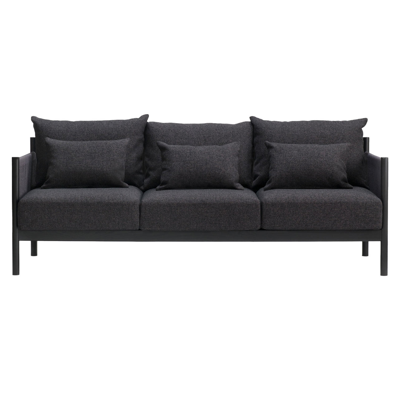 Braid Sofa: 3 Seater + Sumi Ash