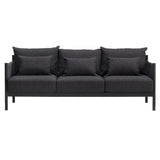 Braid Sofa: 3 Seater + Sumi Ash