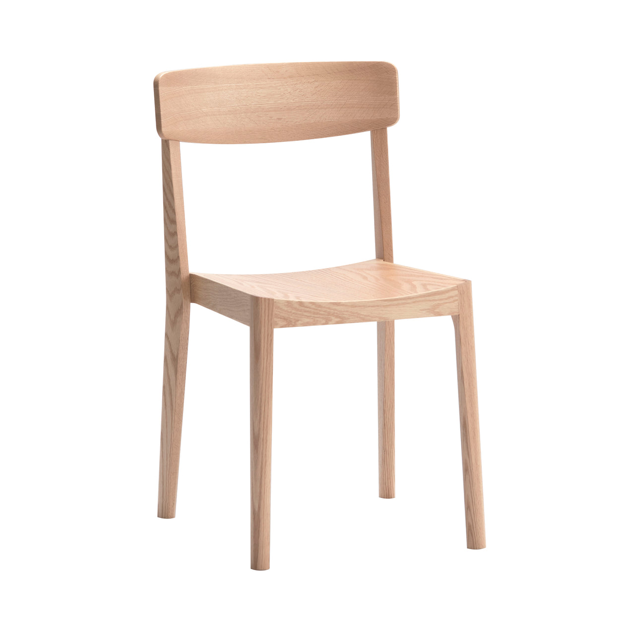 Carved Chair: Set of 2 + White Oak