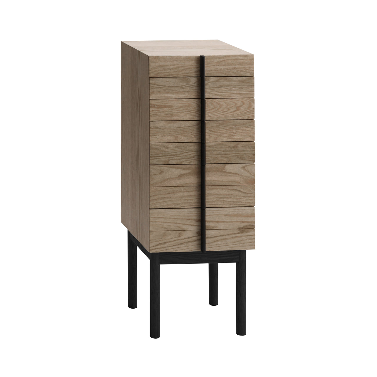 Column Chest: Smoked Oak
