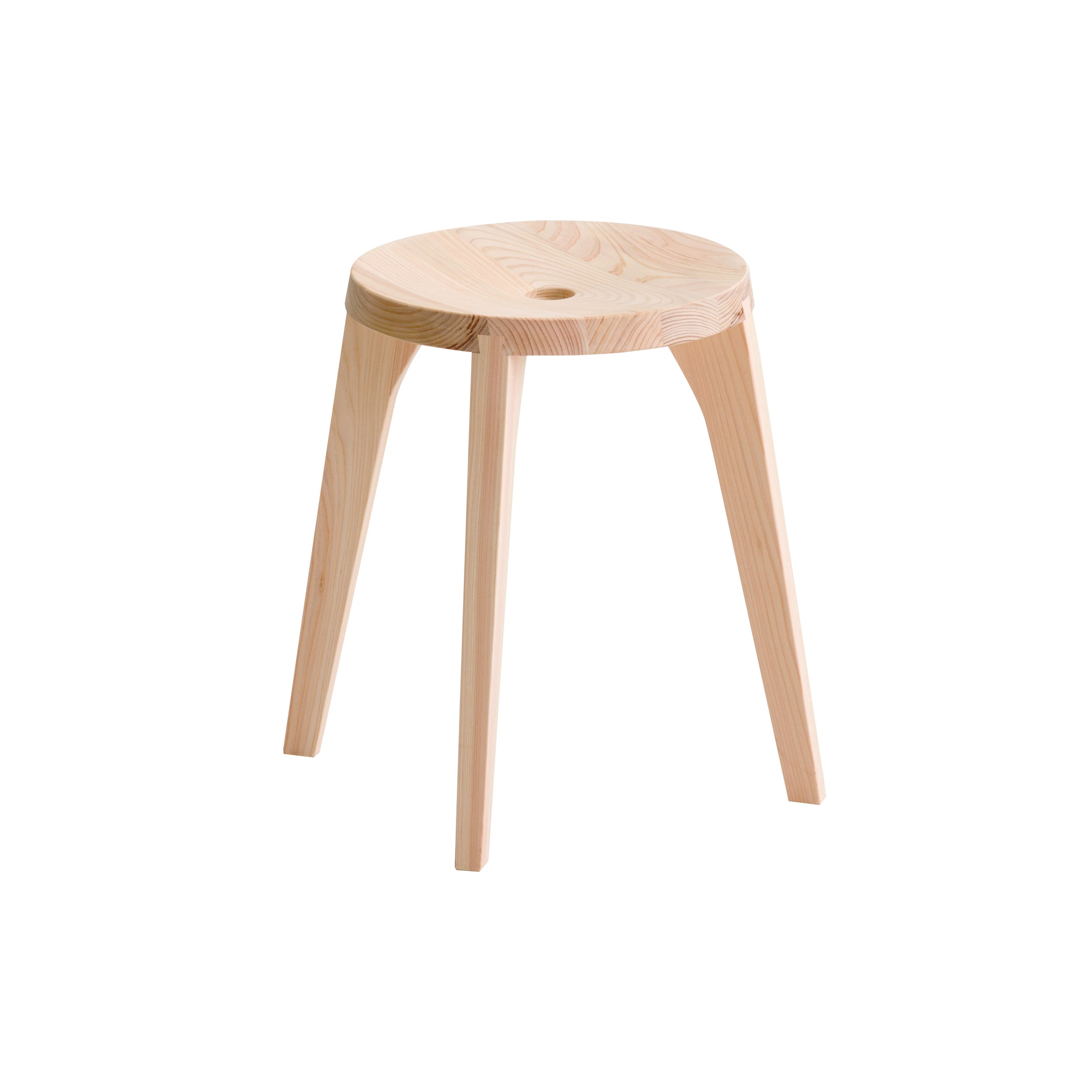 Dovetail Stool: 3 + Natural Hinoki