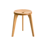 Dovetail Stool: Natural Oak + 3