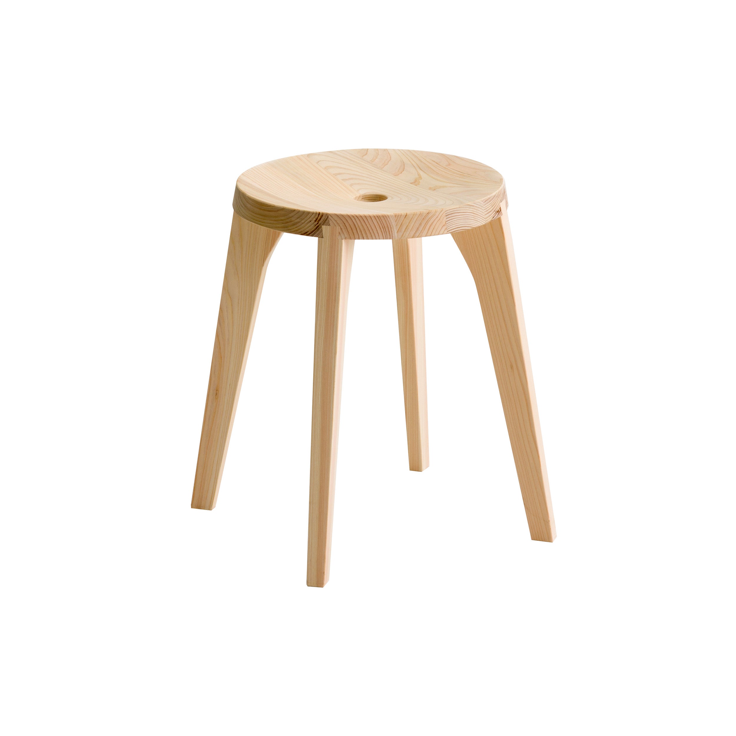 Dovetail Stool: 4 + Natural Cedar