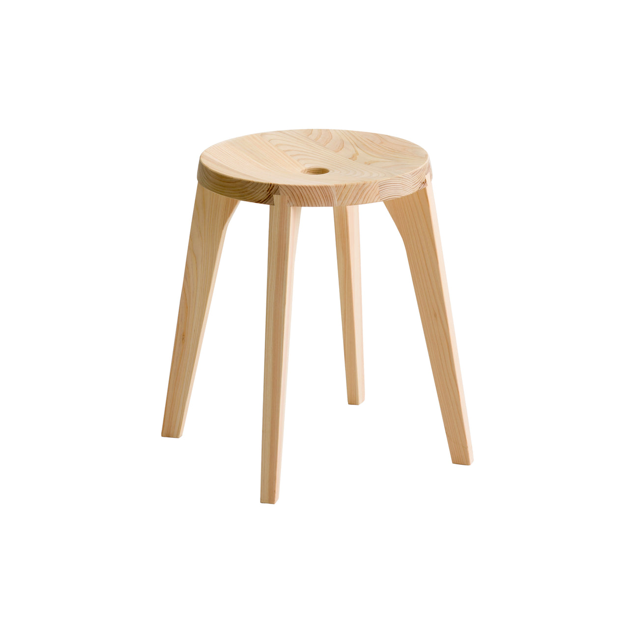 Dovetail Stool: Natural Cedar + 4