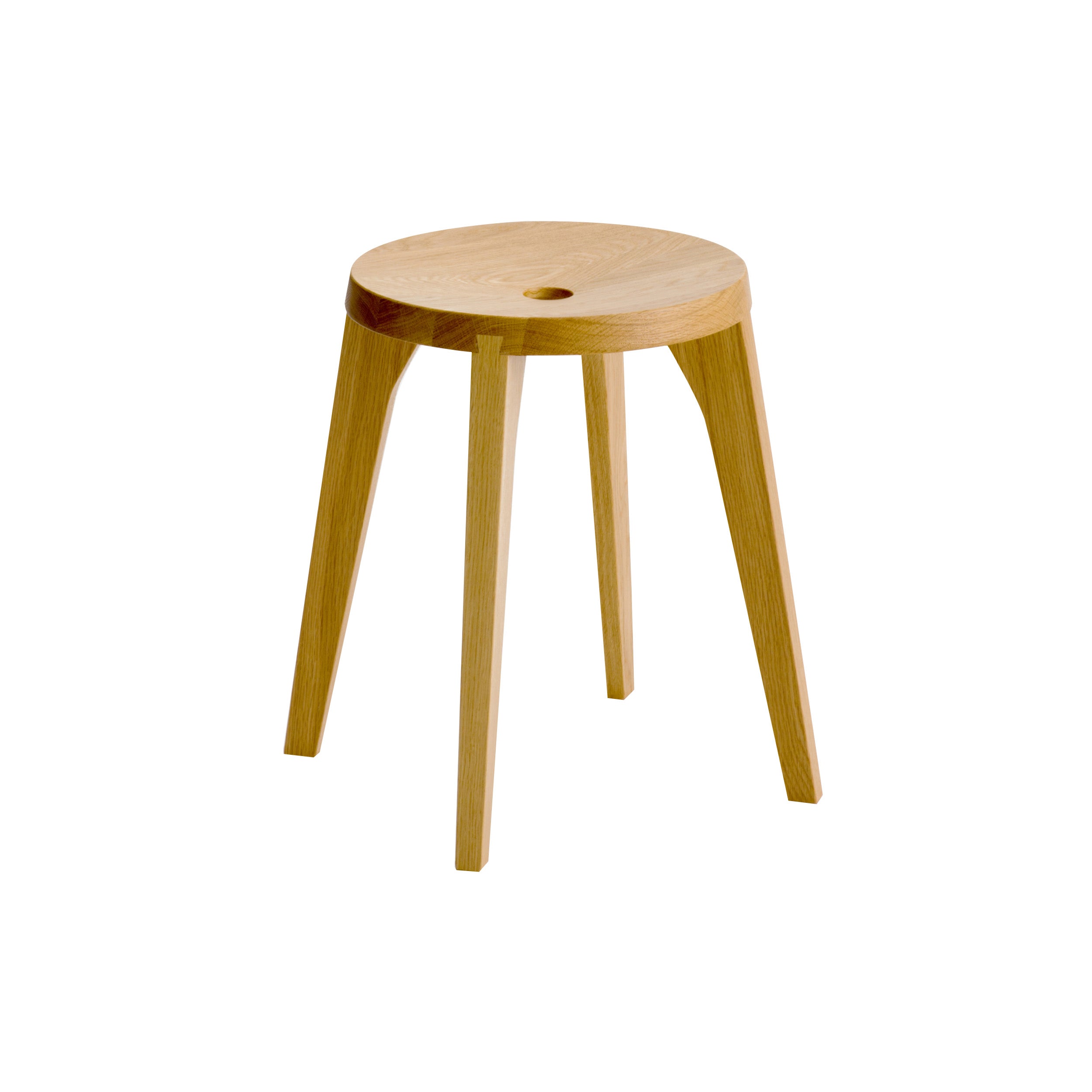 Dovetail Stool: 4 + Natural Oak
