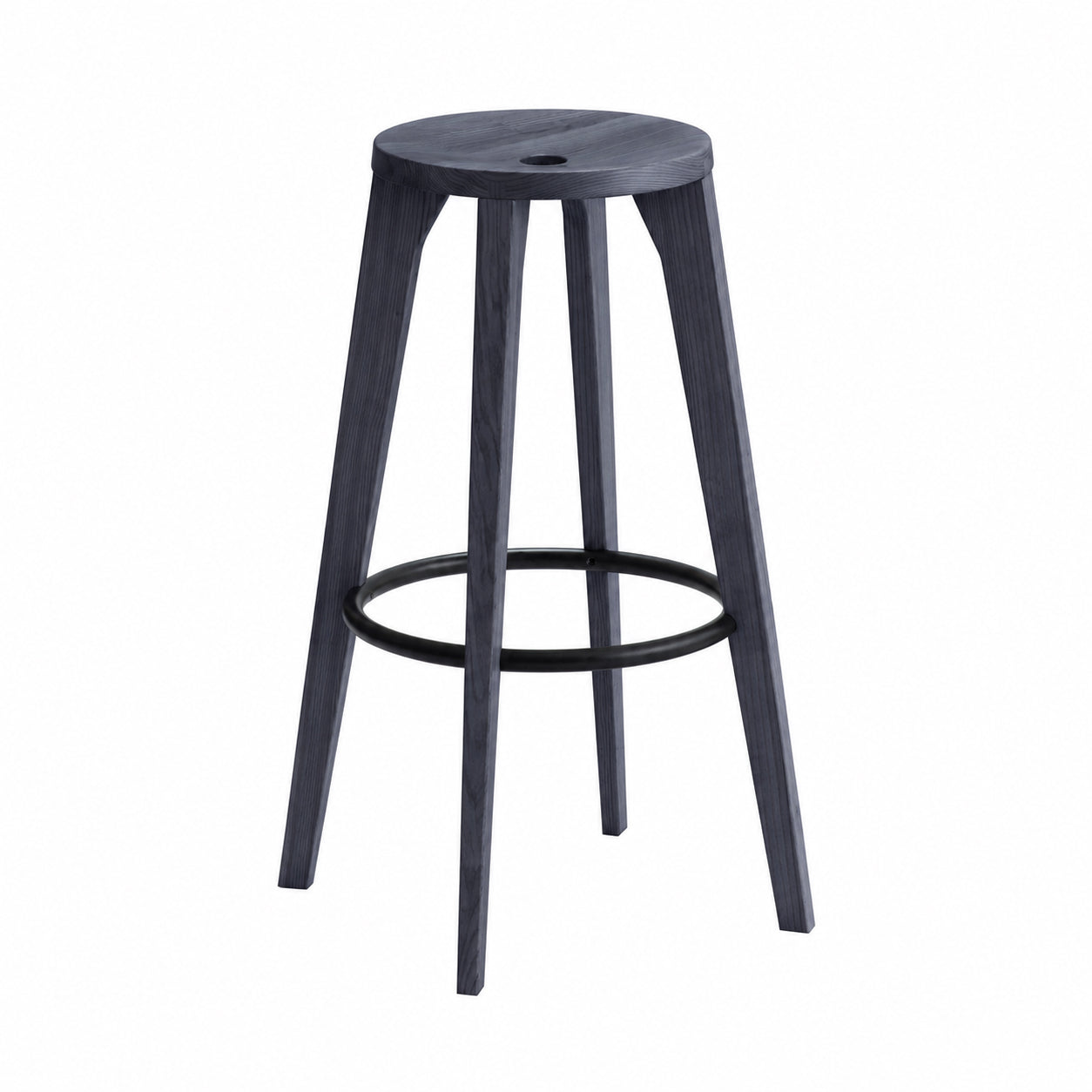 Dovetail Bar + Counter Stool: Bar + Indigo Ash