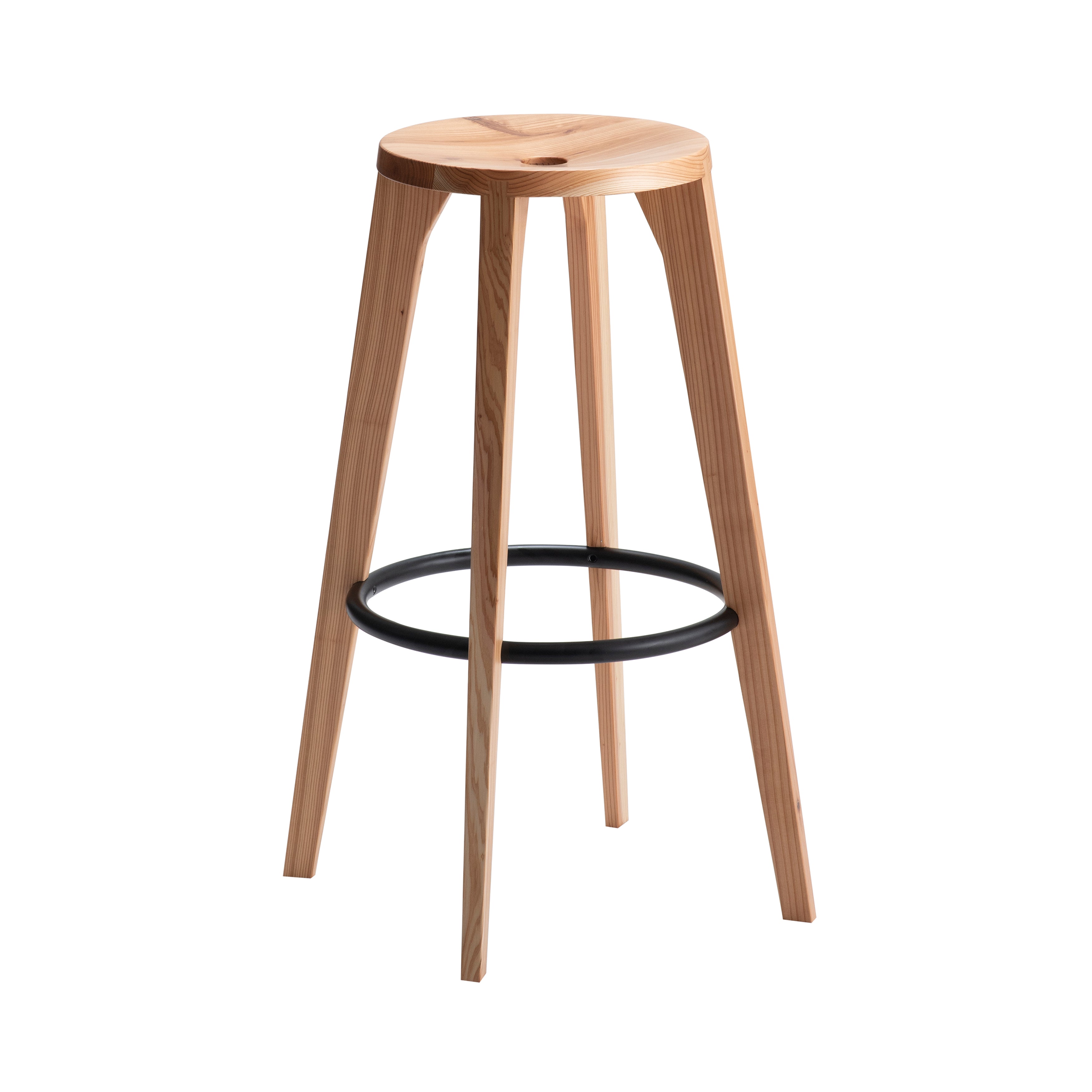 Dovetail Bar + Counter Stool: Bar + Natural Oak