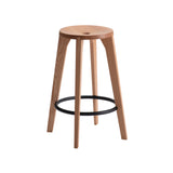 Dovetail Bar + Counter Stool: Counter + Natural Oak