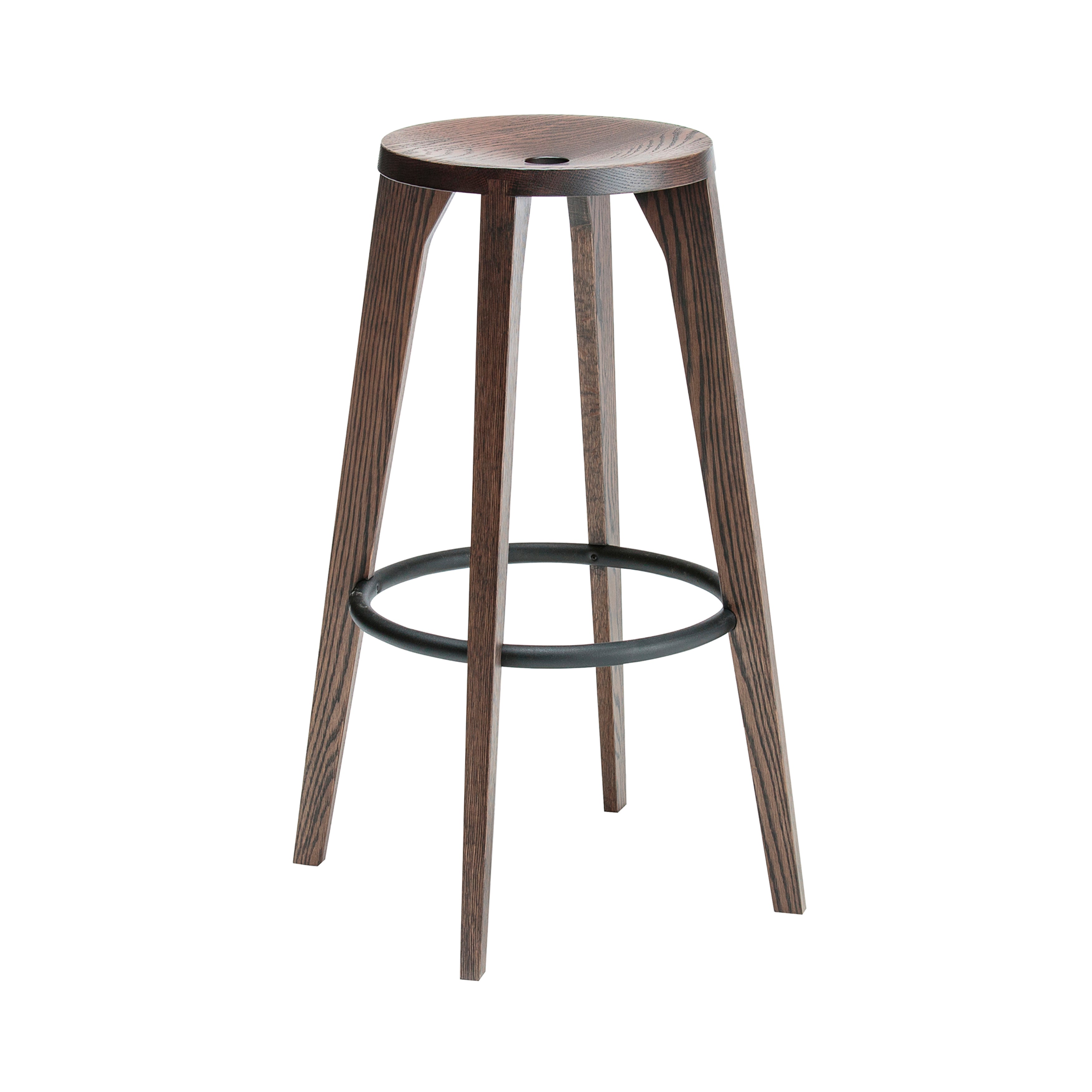 Dovetail Bar + Counter Stool: Bar + Smoked Oak