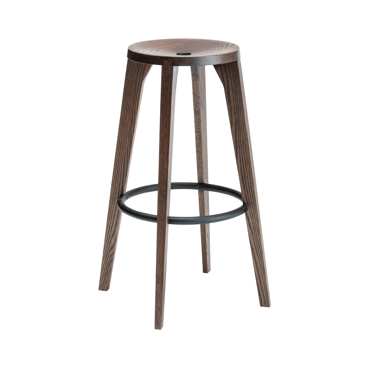 Dovetail Bar + Counter Stool: Bar + Smoked Oak