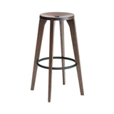 Dovetail Bar + Counter Stool: Bar + Smoked Oak