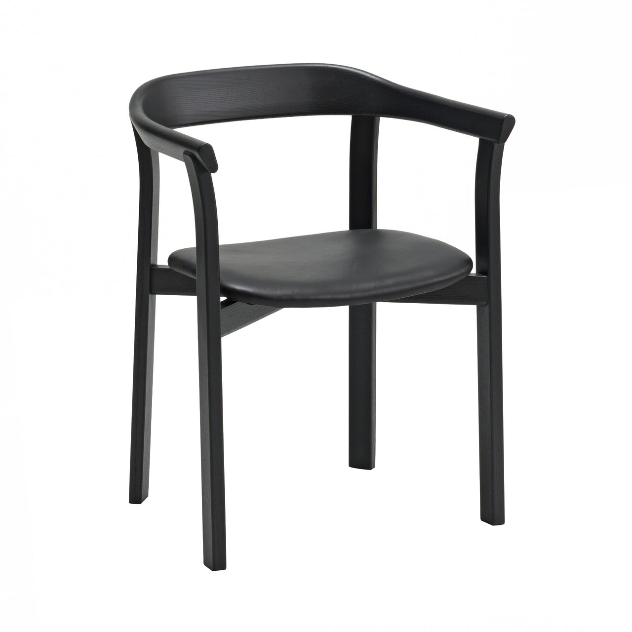 Holm Chair: Sumi Ash + Fible Black