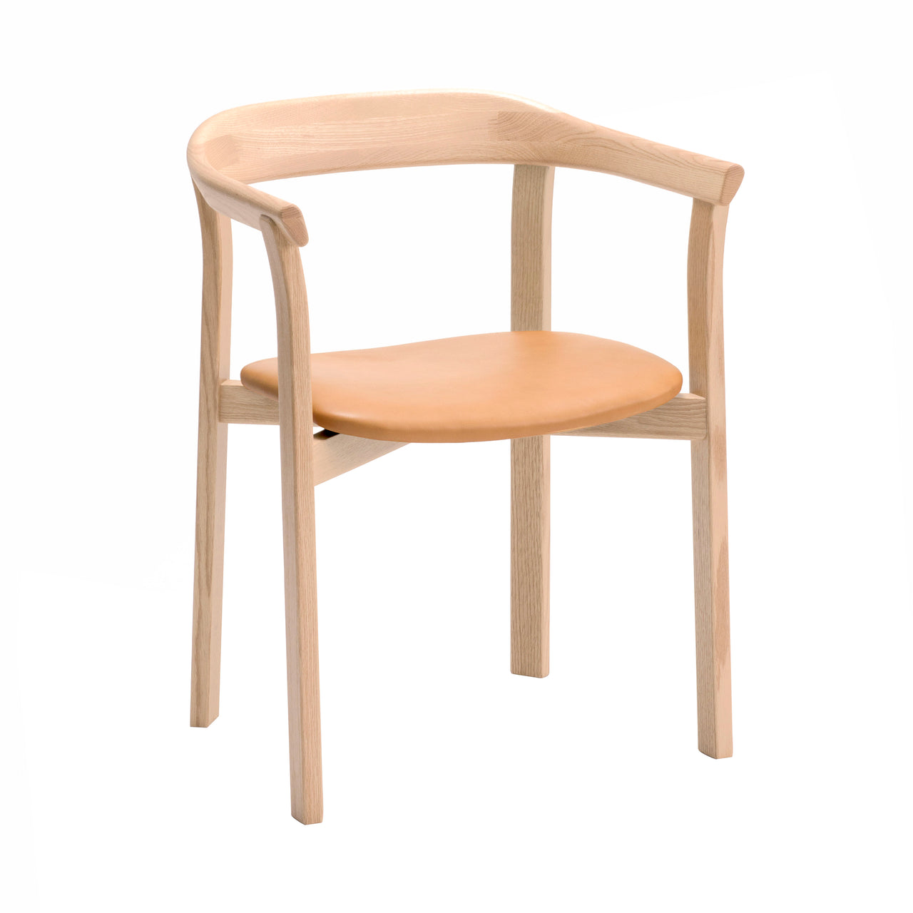 Holm Chair: White Oak + Fible Natural