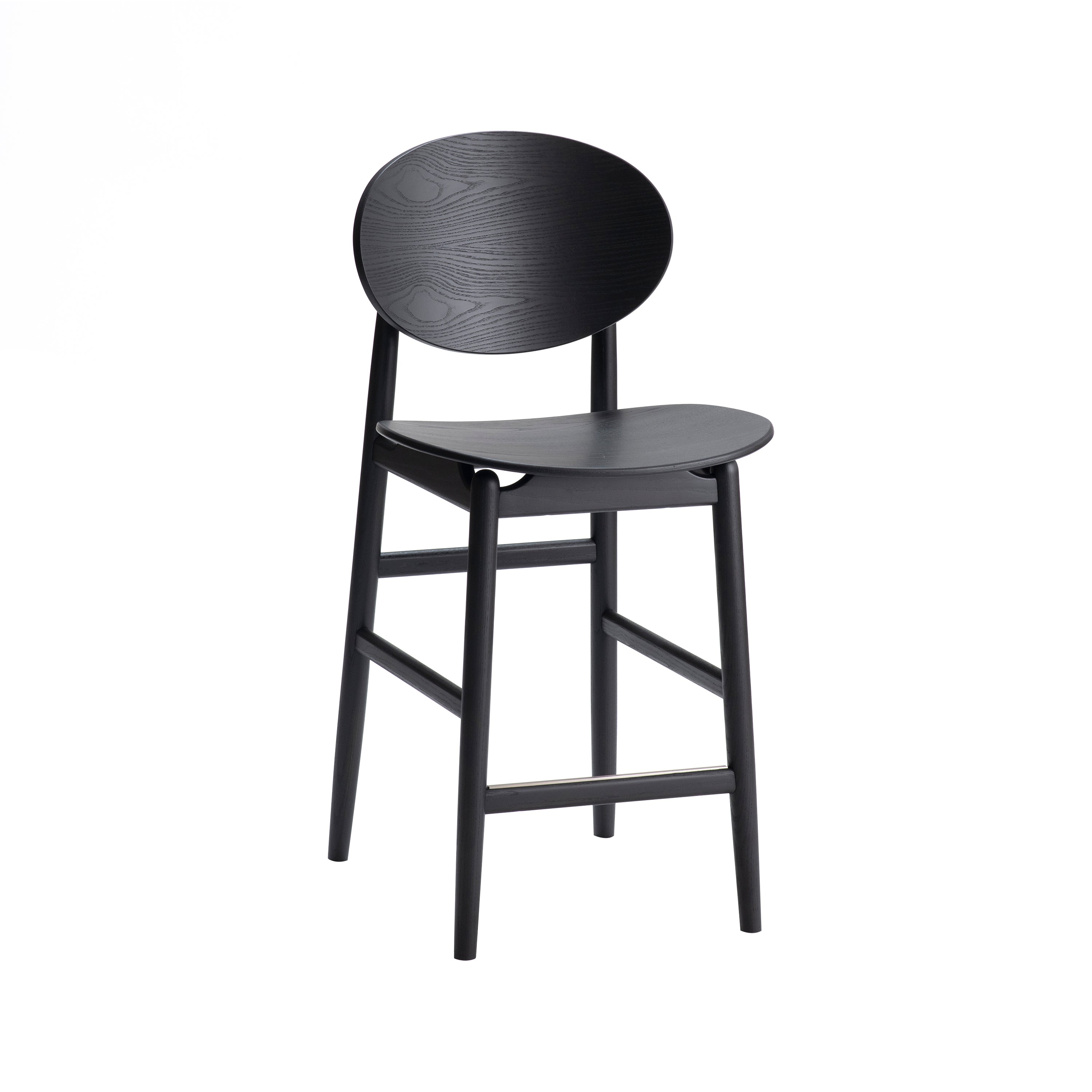 Outline Bar + Counter Stool: Counter + Sumi Ash