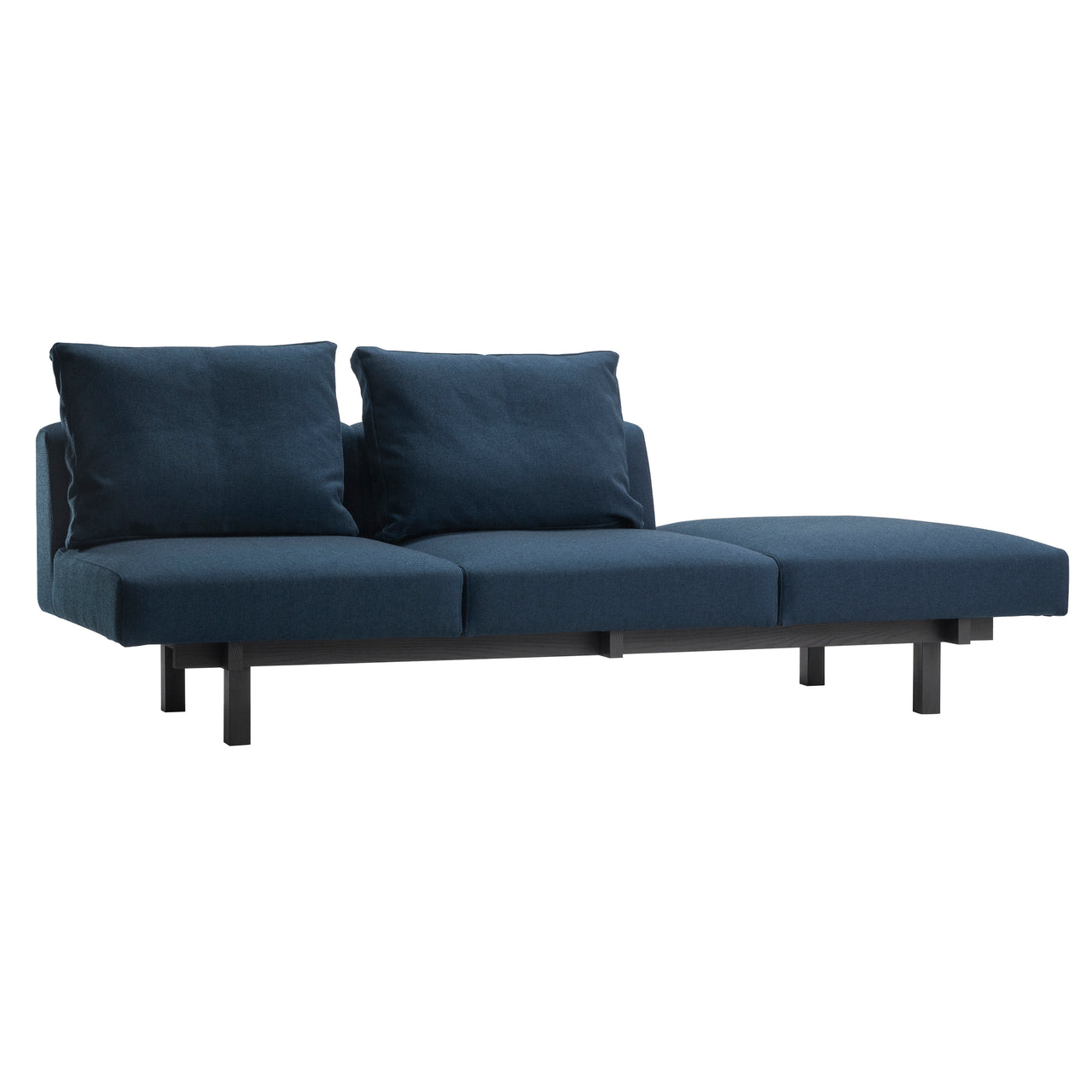 Raft Sofa 2 Seater with Cushion: Ash Sumi