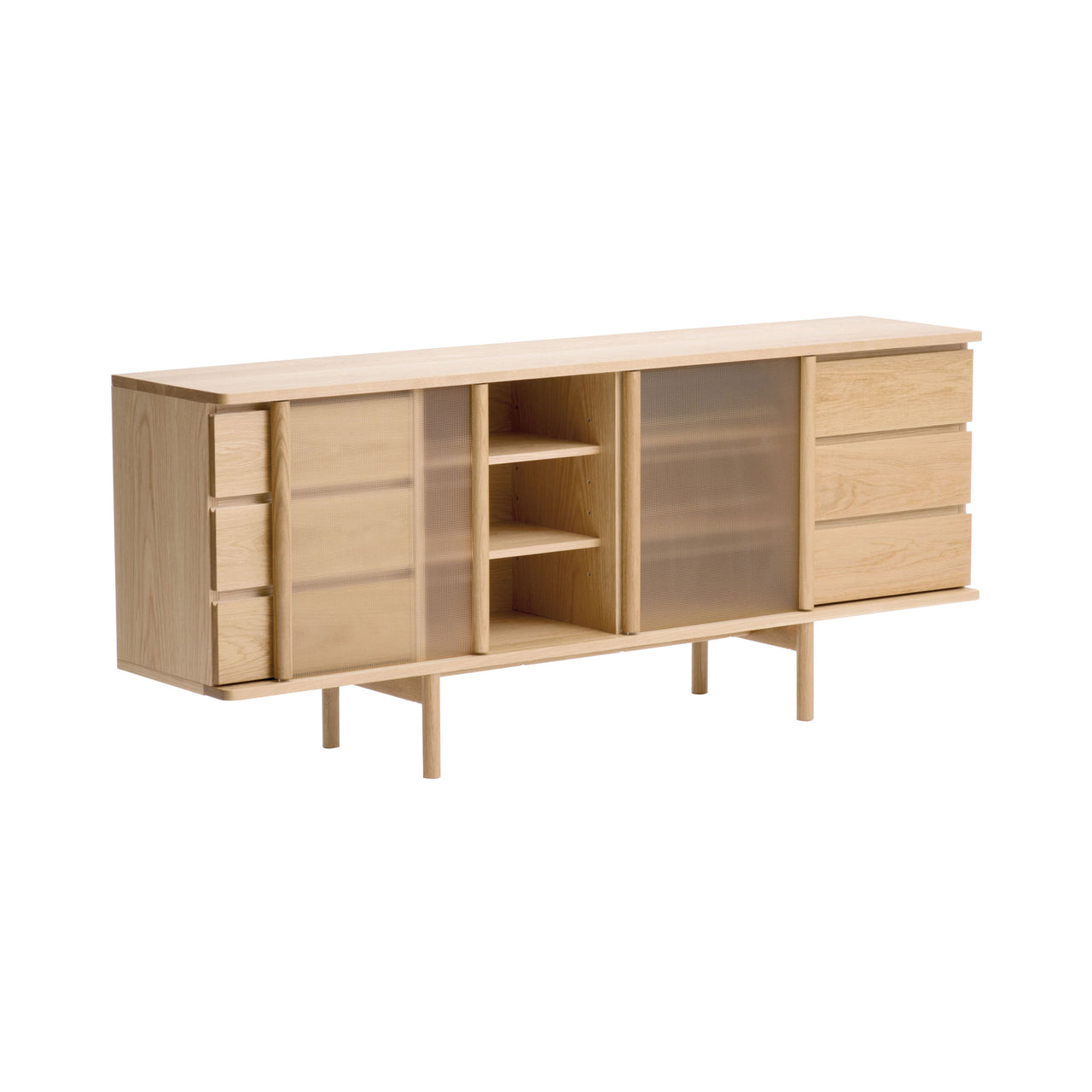 Rikyu Sideboard: White Oak