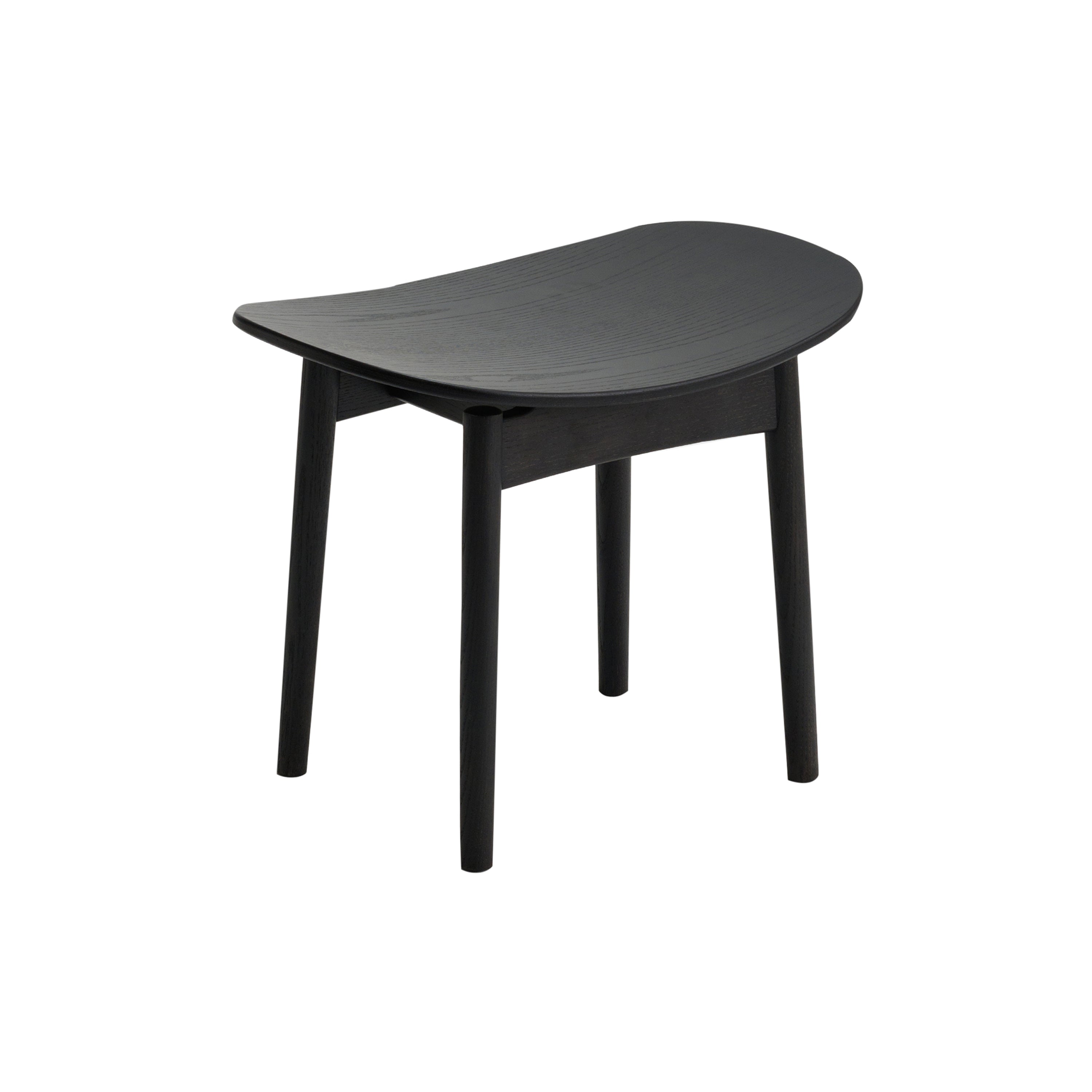 Saga Dining Stool: Ash Sumi