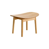 Saga Footstool: Natural Oak