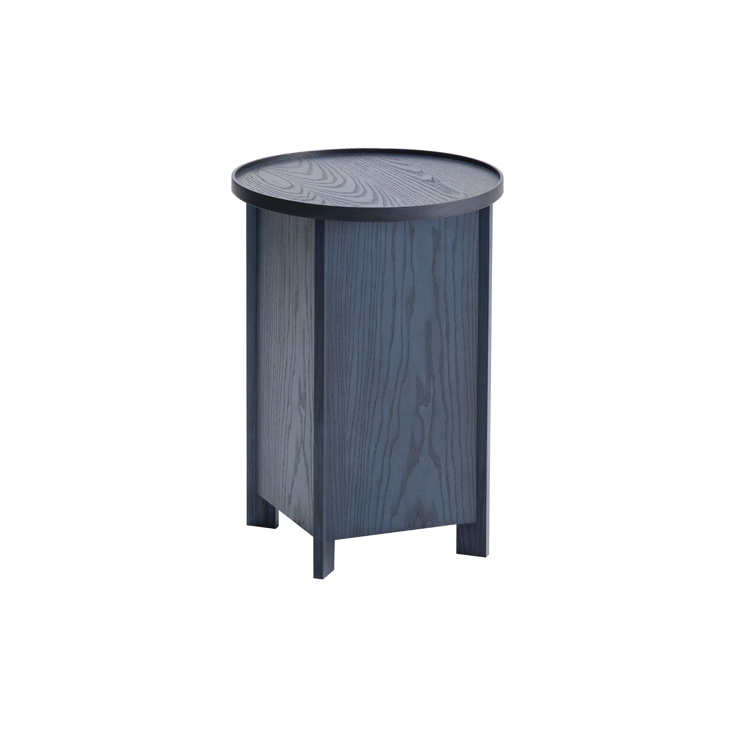 Sake Side Table: Indigo Ash