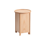 Sake Side Table: Natural Oak