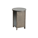 Sake Side Table: Smoked Oak