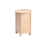 Sake Side Table: White Oak