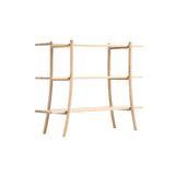 Skyladder Shelves: Low + White Oak