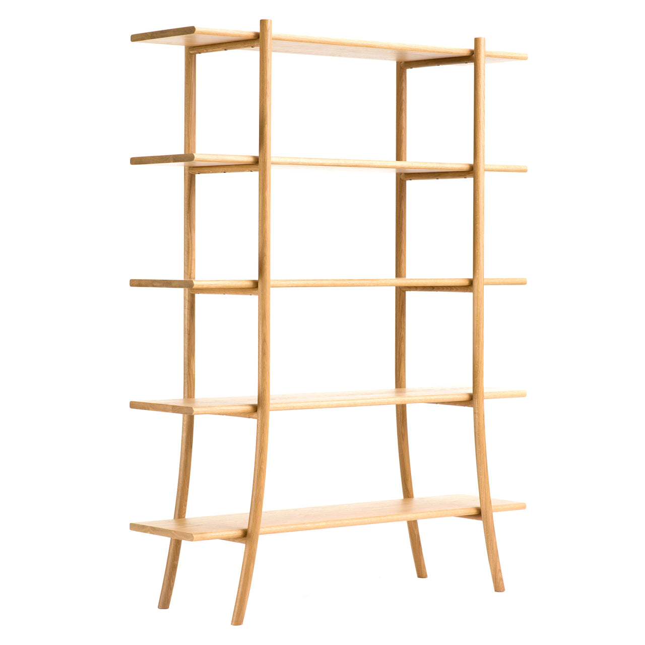 Skyladder Shelves: Tall + Natural Oak
