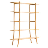 Skyladder Shelves: Tall + Natural Oak