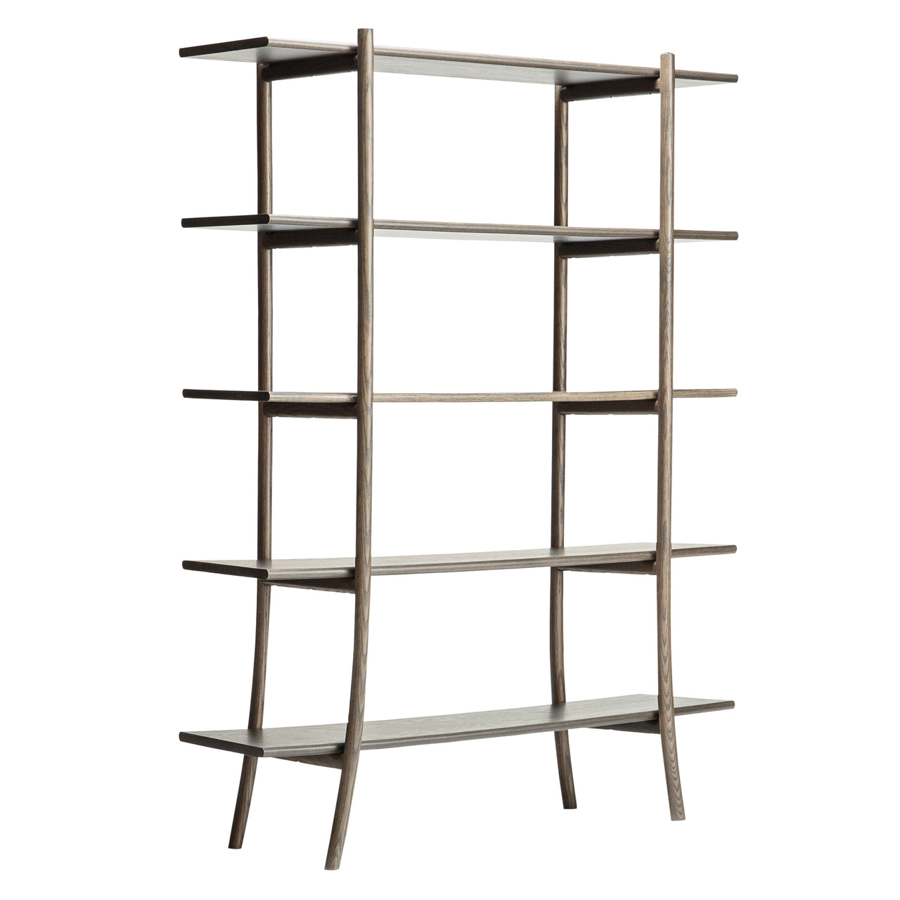 Skyladder Shelves: Tall + Smoked Oak