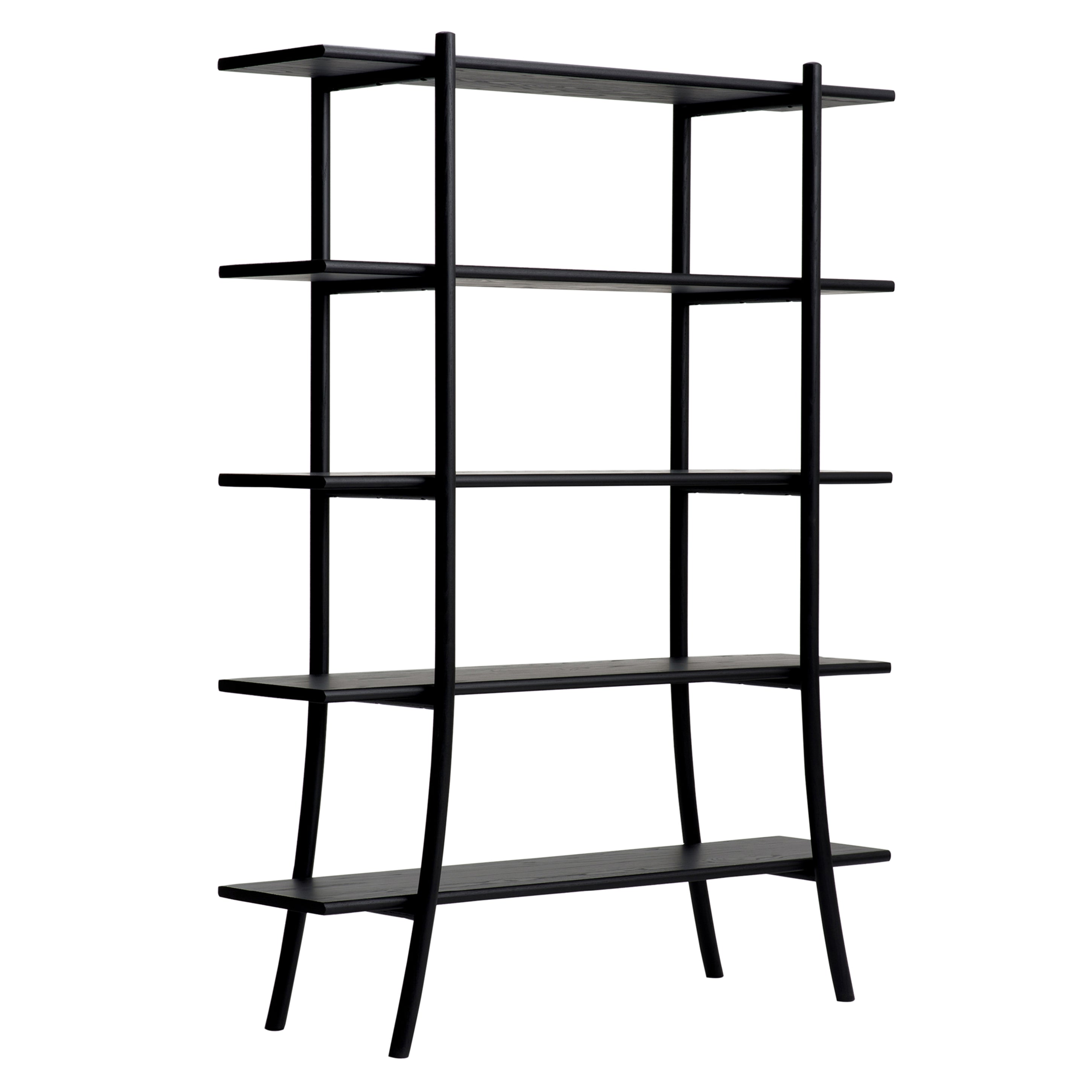 Skyladder Shelves: Tall + Sumi Ash