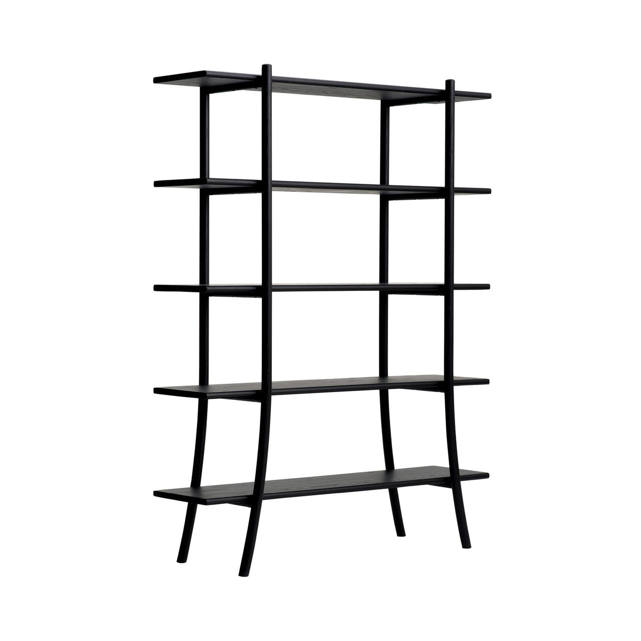 Skyladder Shelves: Tall + Sumi Ash