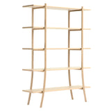 Skyladder Shelves: Tall + White Oak